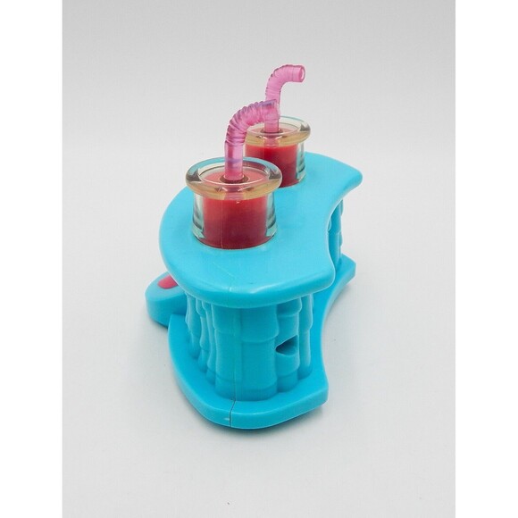 My Little Pony Butterfly Island Drink Stand Part Blue Tiki Bar Replacement - Picture 2 of 6